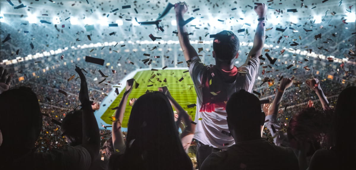 Hardcore football fans experience intense levels of physical stress